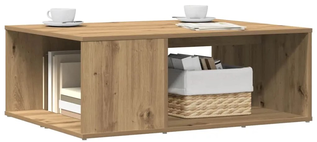 Τραπεζάκι σαλονιού Artisan Oak 90x67x33 cm Κατασκευασμένο ξύλο 856553