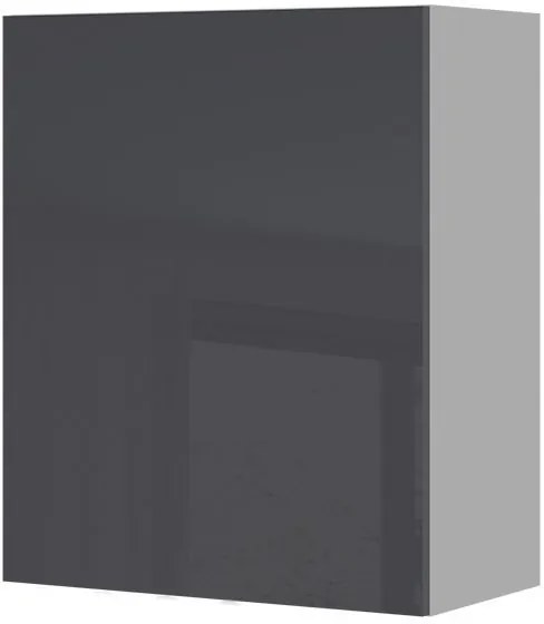 Ντουλάπι κρεμαστό Trinity V7-60-1K-Anthraki Gualistero - 60.00Χ32.00Χ72.00cm
