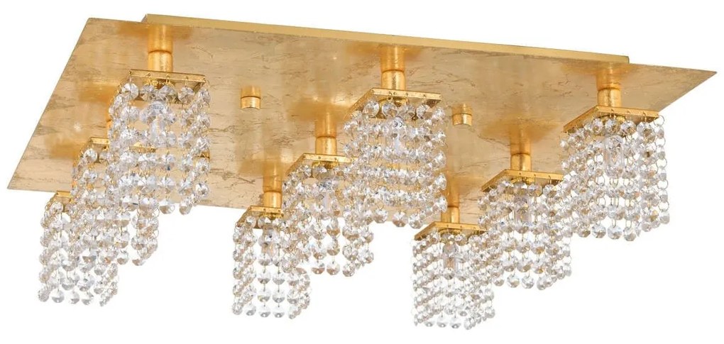 Φωτιστικό Οροφής - Πλαφονιέρα Led 97722 Pyton Gold Eglo Metal