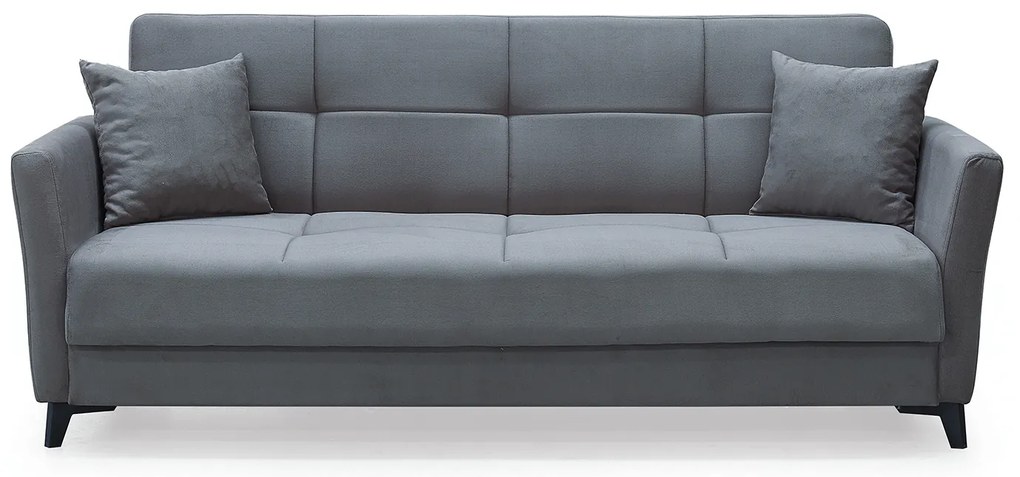 Καναπές Κρεβάτι Τριθέσιος ArteLibre JAVIER 3S Γκρι 210x84x86cm