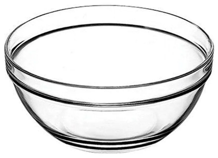 Σαλατιέρα Στοιβαζόμενη Chef SP53583K6 Φ23CM Γυάλινη Clear Espiel Small Glass
