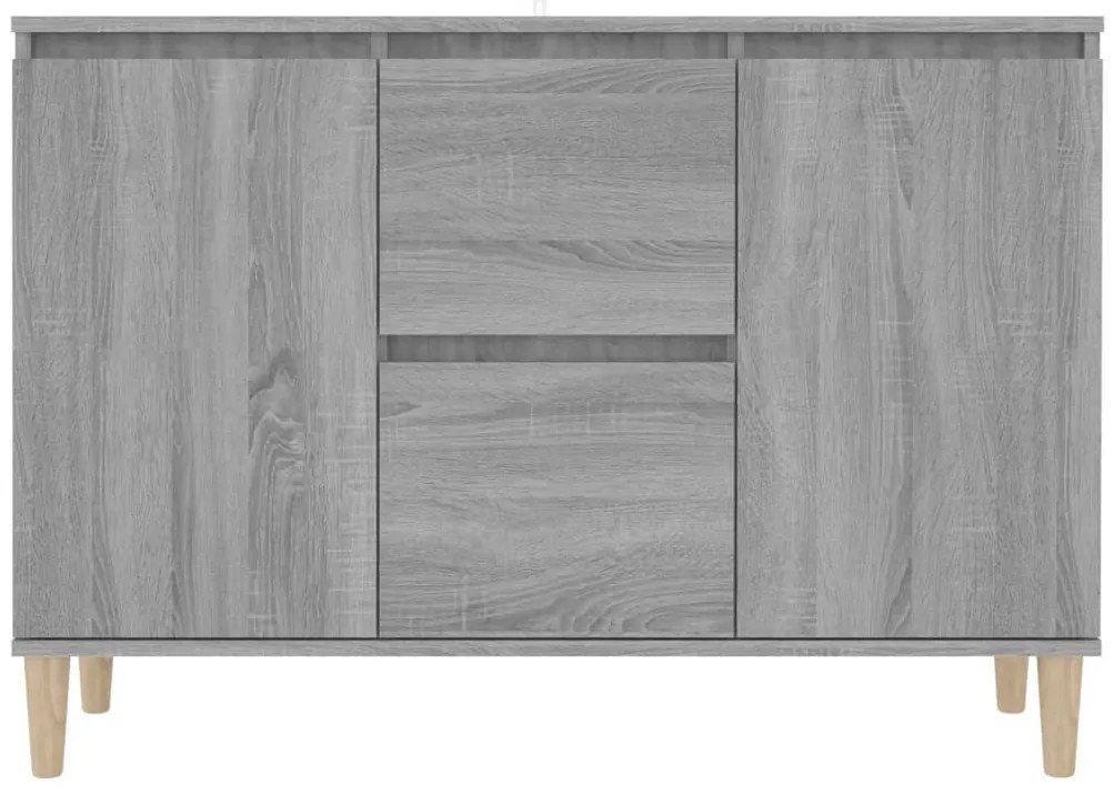 vidaXL Μπουφές Γκρι Sonoma 101 x 35 x 70 εκ. από Επεξεργασμένο Ξύλο