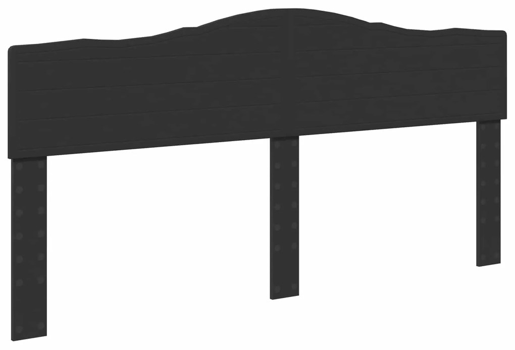 vidaXL Σκελετός Κρεβατιού Μαύρο 180 x 200 cm Στερεά ξυλεία πεύκου