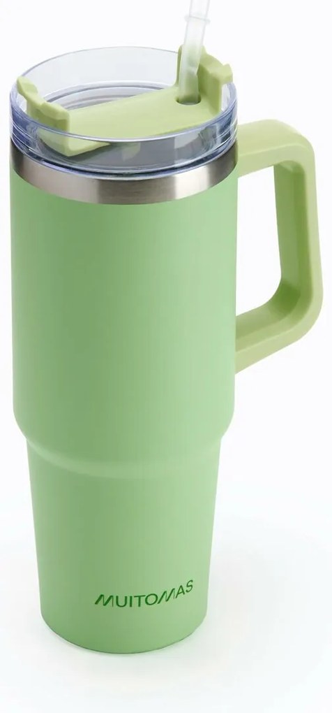 Μπουκάλι νερού Muitomas TRAVELMUG900GN Πράσινο Ανοξείδωτο ατσάλι