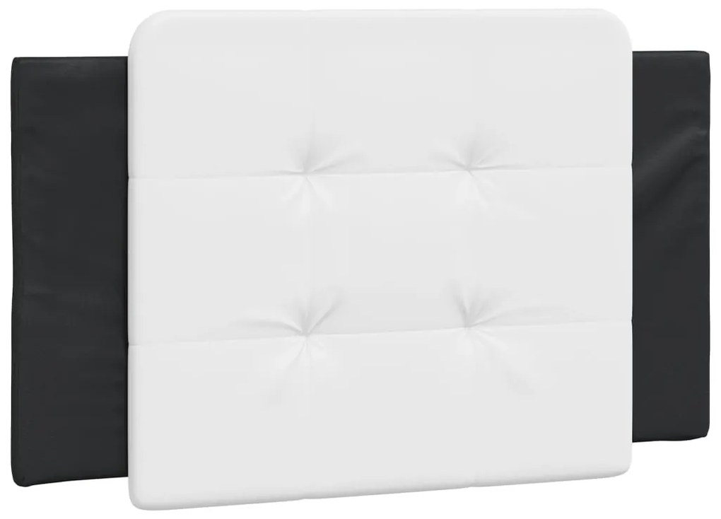 vidaXL Μαξιλάρι για Κεφαλάρι Zadar Λευκό και μαύρο 80εκ. από Συνθετικό Δέρμα