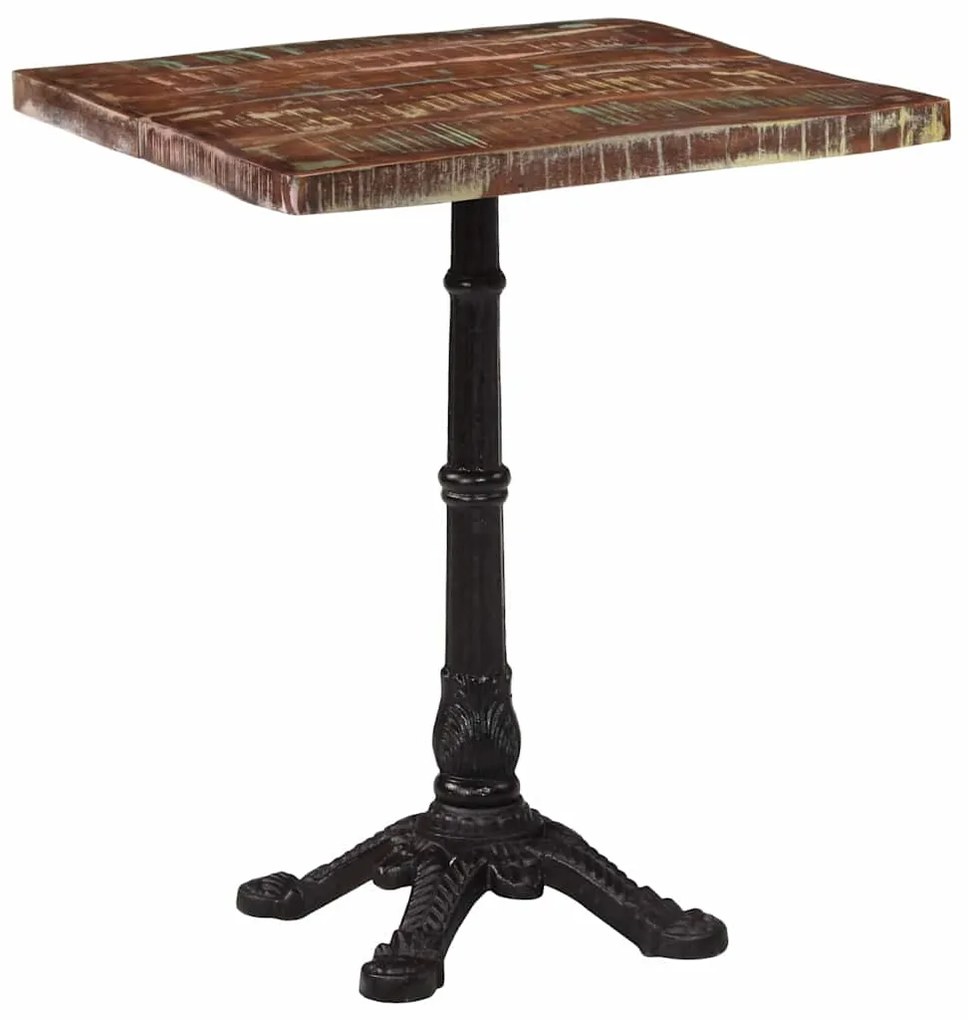 vidaXL Τραπέζι Bistro 60 x 60 x 76 εκ. Μασίφ Ανακυκλωμένο Ξύλο