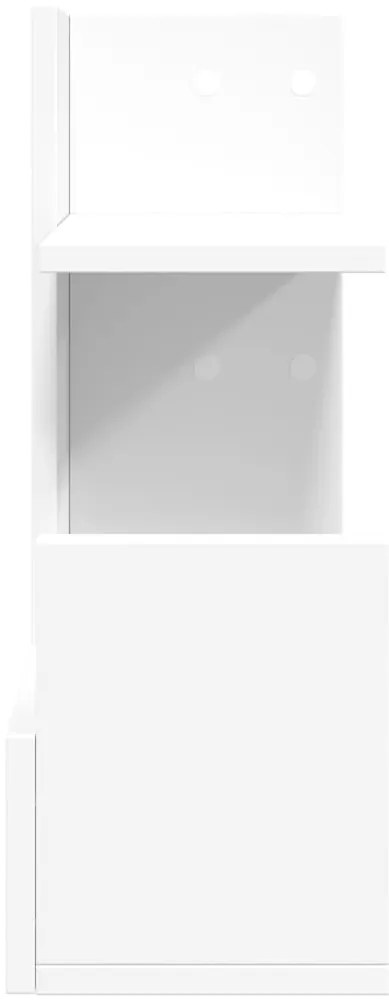 vidaXL Έπιπλο Οργάνωσης Γραφείου Λευκό 49x20x52,5εκ Επεξεργασμένο Ξύλο