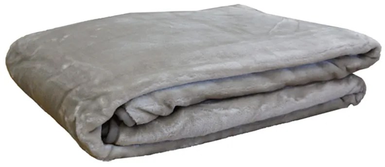 Κουβέρτα Βελουτέ King Size (240x260) Anna Riska Unicolour Velour Μπεζ