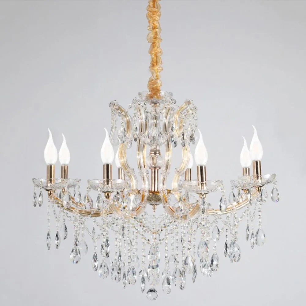 Φωτιστικό Οροφής 5244-8 80x45cm 8xE14 Gold Inlight