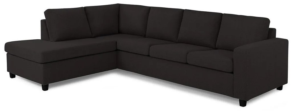 Γωνιακός Καναπές Scandinavian Choice C166, Μαύρο, 287x199x79cm