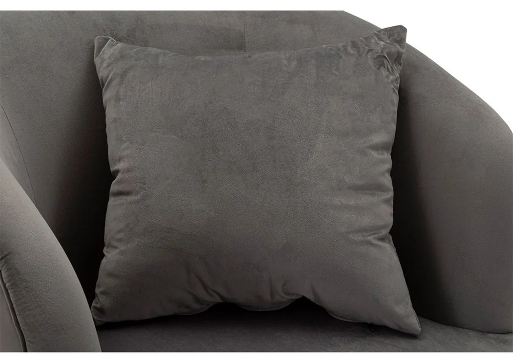 Πολυθρόνα με Μαξιλάρι SILVERY 66x73