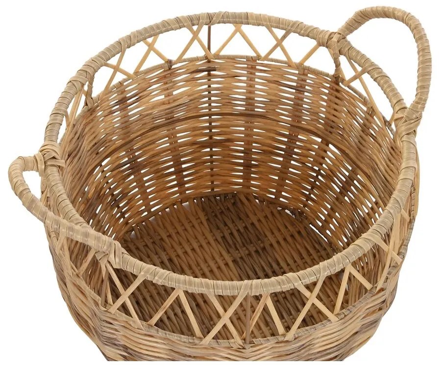 Σετ Καλαθιών DKD Home Decor Φυσικό Μέταλλο πολυαιθυλένιο 38 x 38 x 34 cm 38 x 38 x 27 cm 3 Τεμάχια