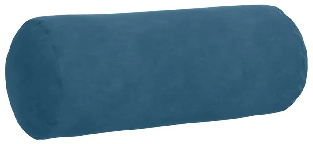 vidaXL Μαξιλάρια Στήριγμα 2 pcs Μπλε Ø 15 x 40 εκ Υφασμάτινο Κορντουρά