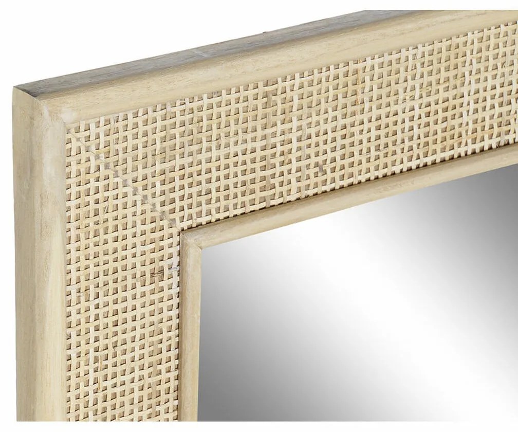 Τοίχο καθρέφτη DKD Home Decor Πολύχρωμο Φυσικό Ξύλο Vintage Scandi 70,5 x 2,5 x 100,5 cm