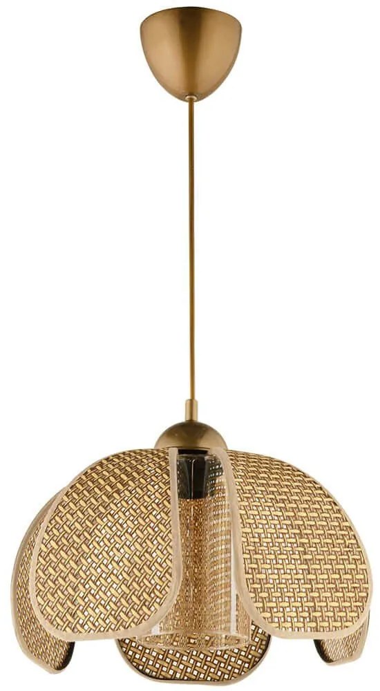 Φωτιστικό Οροφής 433NUV1165 Φ30x60cm 1xE27 40W Beige Opviq