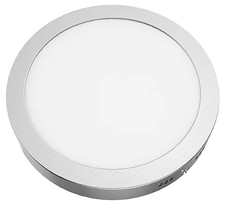 ΝΙΚΕΛ ΜΑΤ ΣΤΡΟΓΓΥΛΟ LED ΠΑΝΕΛ ΟΡΟΦΗΣ 18W 6500K 1800Lm Φ209mm 230V AC Ra80 ACA VEKO1865RNM