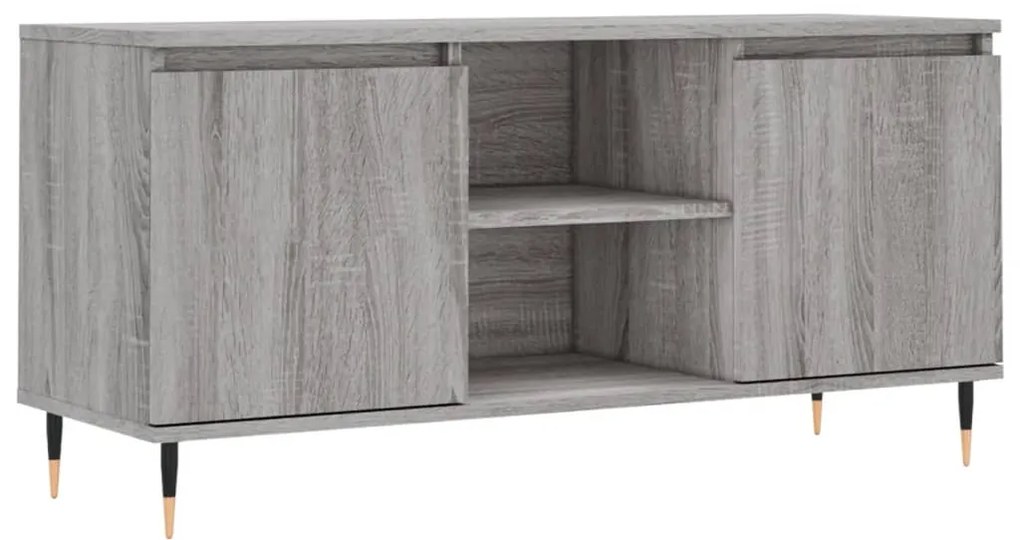vidaXL Έπιπλο Τηλεόρασης Γκρι Sonoma 104 x 35 x 50 εκ. Επεξεργ. Ξύλο