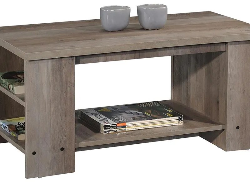 Τραπέζι σαλονιού Tara rustic oak 90x46x43εκ 90x46x43 εκ.