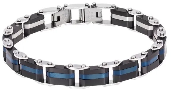 Βραχιόλι Senza Men&#039;s Steel Double Face