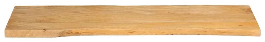 vidaXL Επιφάνεια Τραπεζιού 140x40x2,5 εκ. Live Edge Μασίφ Ξύλο Μάνγκο