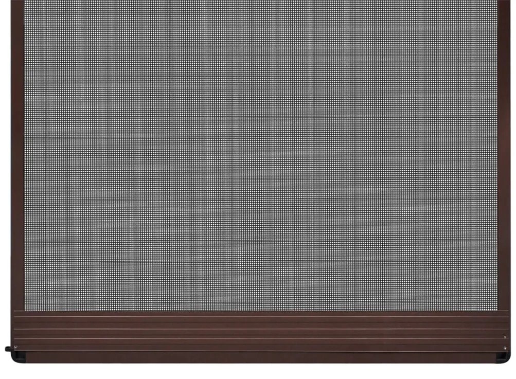 Σήτα Πόρτας με Μεντεσέδες Καφέ 120 x 240 εκ. - Καφέ