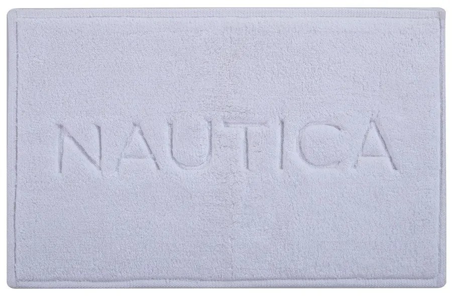 Ταπέτο Μπάνιου Nau Coast White Nef-Nef Homeware 50 X 80 100% Cotton