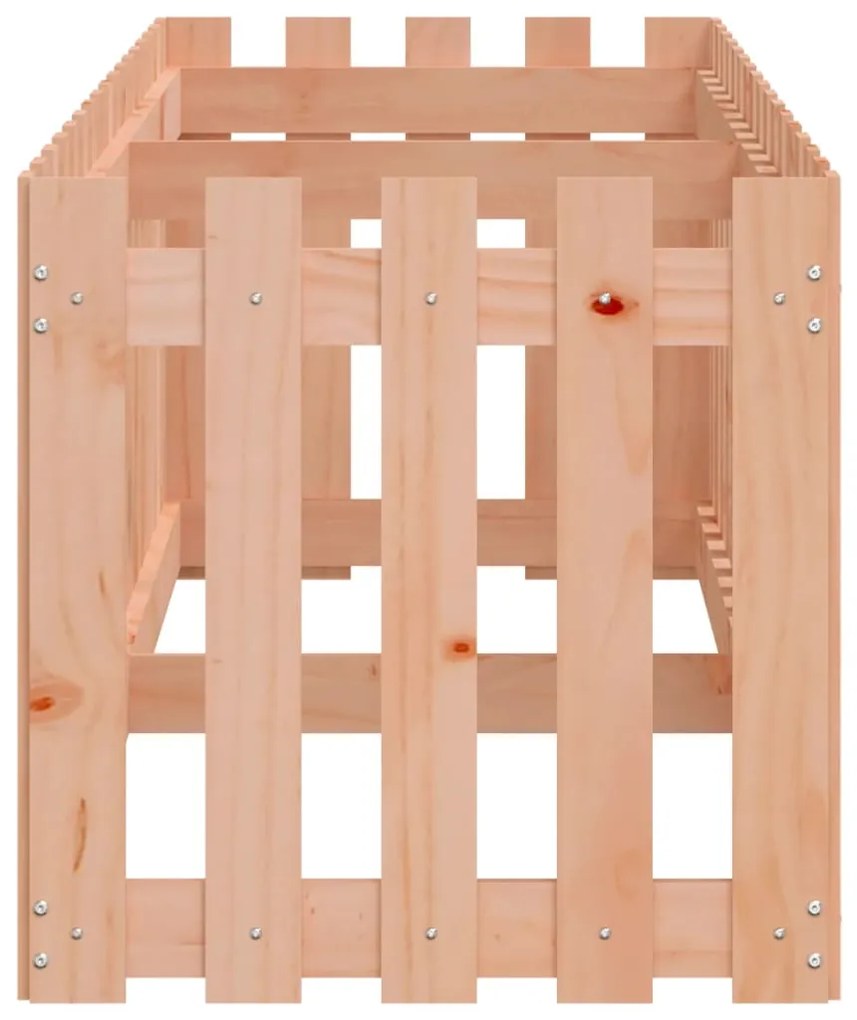 vidaXL Ζαρντινιέρα Υπερυψωμένη Φράχτης 200x50x50 εκ Μασίφ Ψευδοτσούγκα