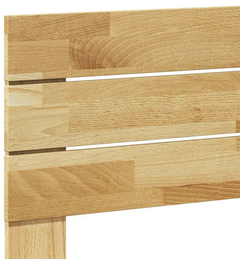 vidaXL κεφαλάρι 180 cm μασίφ ξύλο δρυς