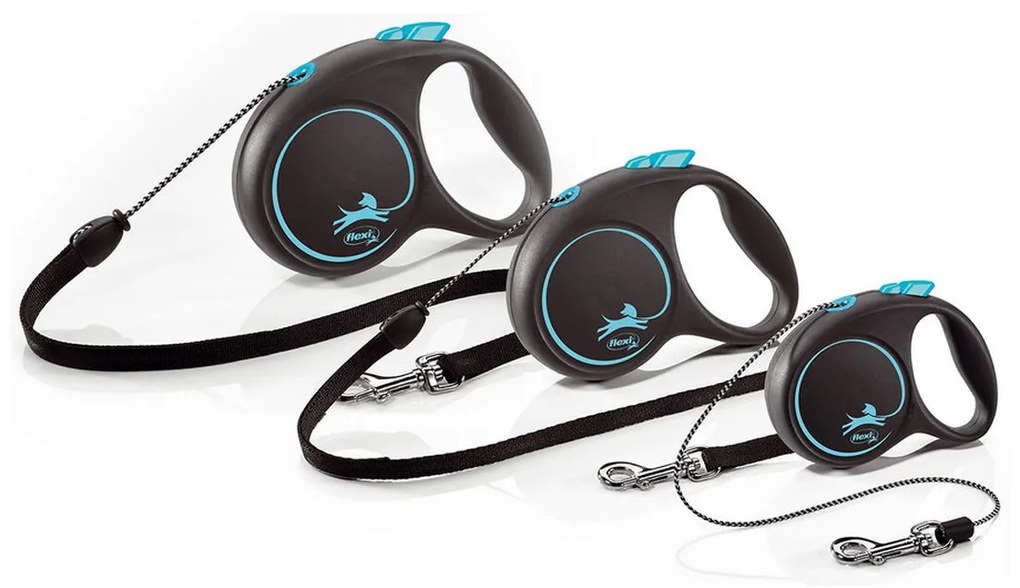 Λουρί Σκύλου Flexi BLACK DESIGN 5 m Μέγεθος S Πράσινο