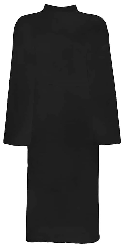 vidaXL Μπουρνούζι KINN Μαύρο XXXL Βαμβάκι