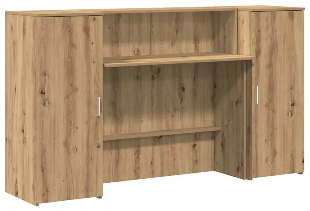 vidaXL Γραφείο υποδοχής 180x50x103,5 εκ. Επεξεργασμένο Ξύλο