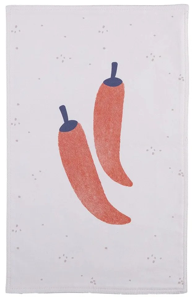 Ποτηρόπανο Peppers Ecru Nef-Nef Homeware 40χ60 100% Βαμβάκι