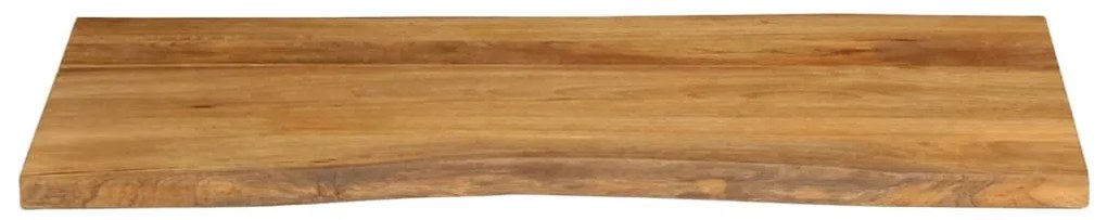 vidaXL Επιφάνεια Τραπεζιού 120x60x2,5 εκ. Live Edge Μασίφ Ξύλο Μάνγκο