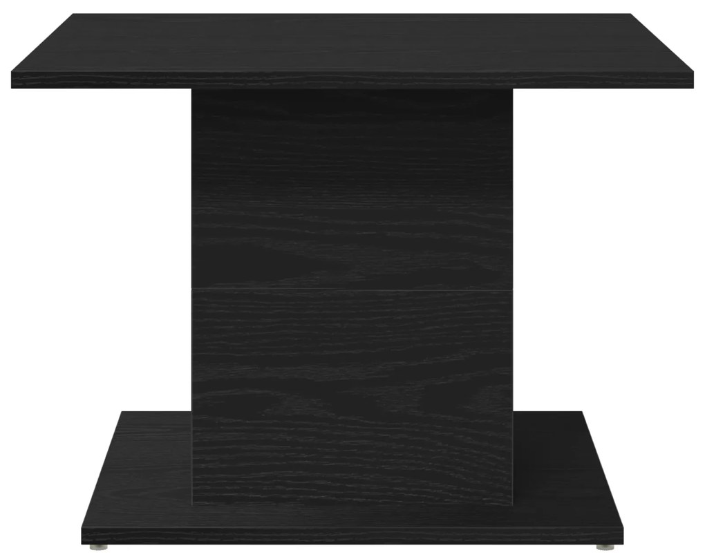 vidaXL Τραπεζάκι Σαλονιού Μαύρη Δρυς 55.5x55.5x40 εκ. Επεξεργασμένο Ξύλο