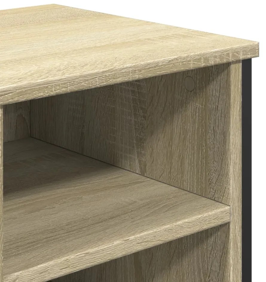 vidaXL Ντουλάπι Νιπτήρα Μπάνιου Sonoma Δρυς 91x35x60 εκ. Επεξ. Ξύλο