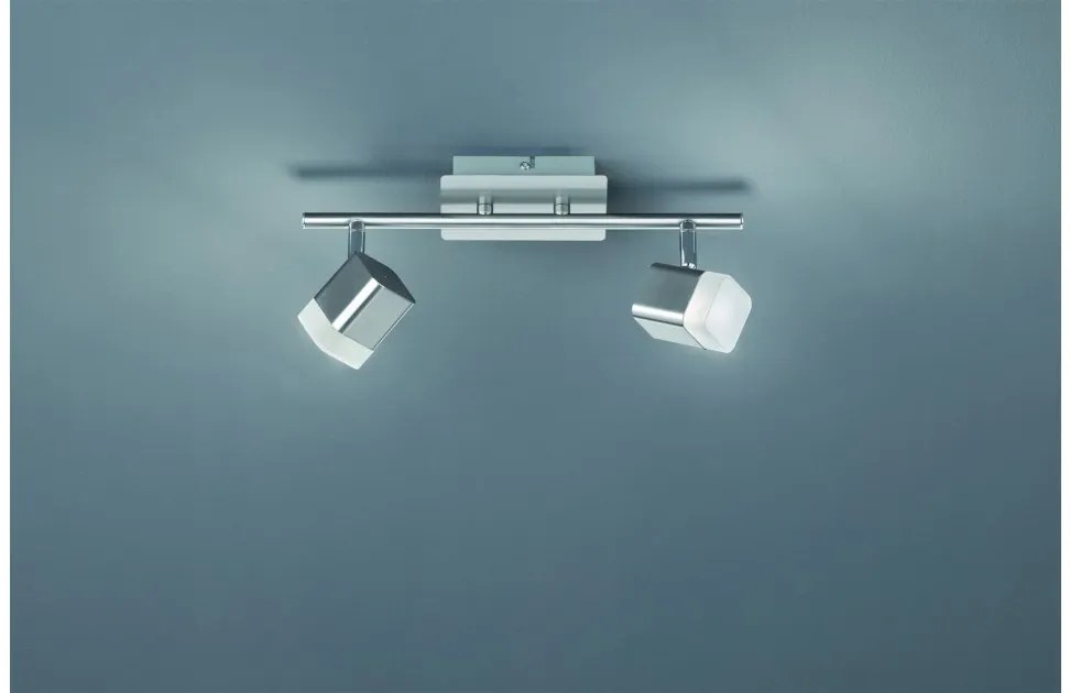 Σποτ Φωτιστικό Οροφής 2xLED 3,5W IP20 Roubaix R82152107 Trio Lighting-R82152107-Νίκελ Ματ R82152107
