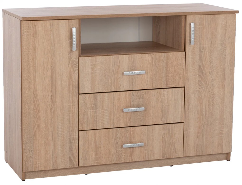 ΜΠΟΥΦΕΣ ΜΕ 2 ΝΤΟΥΛΑΠΙΑ Κ 3 ΣΥΡΤΑΡΙΑ ADLER SONAMA OAK HM2430 120X45X85Yεκ.