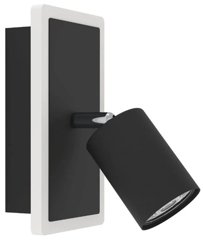 Φωτιστικό Τοίχου - Απλίκα Rimbocchi 1 901634 18x10x14cm Led Black Eglo
