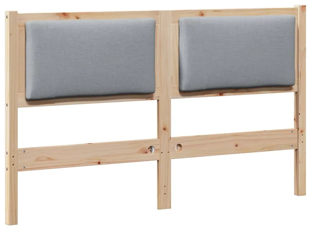 vidaXL Κεφαλάρι Άλλο Καφέ 160 cm Μασίφ ξύλο πεύκου