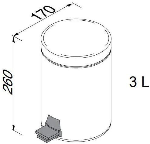 Χαρτοδοχείο Inox Geesa-Mauro
