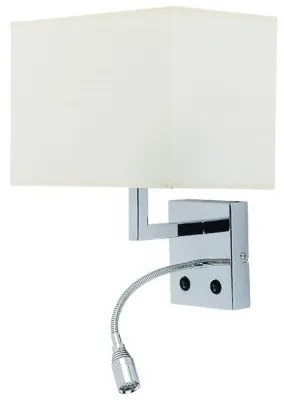 Απλίκα Φωτιστικό Τοίχου E27 25W IP20 Λευκό Hotel 6800 Nowodvorski-6800-Λευκό 6800