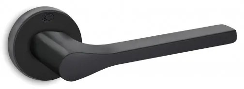 Convex 1515 Ματ Μαύρο Πόμολο Μπάνιου-Ροζέτα(Ζεύγος)