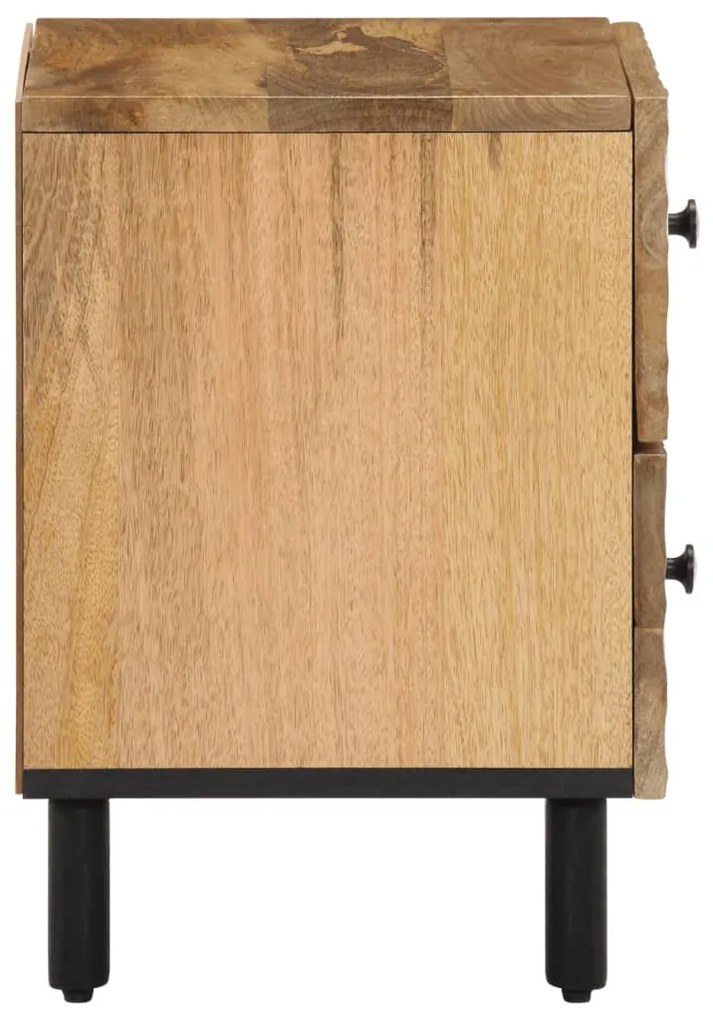 vidaXL Κομοδίνα 2 τεμ. 40 x 33 x 46 εκ. από Μασίφ Ξύλο Μάνγκο