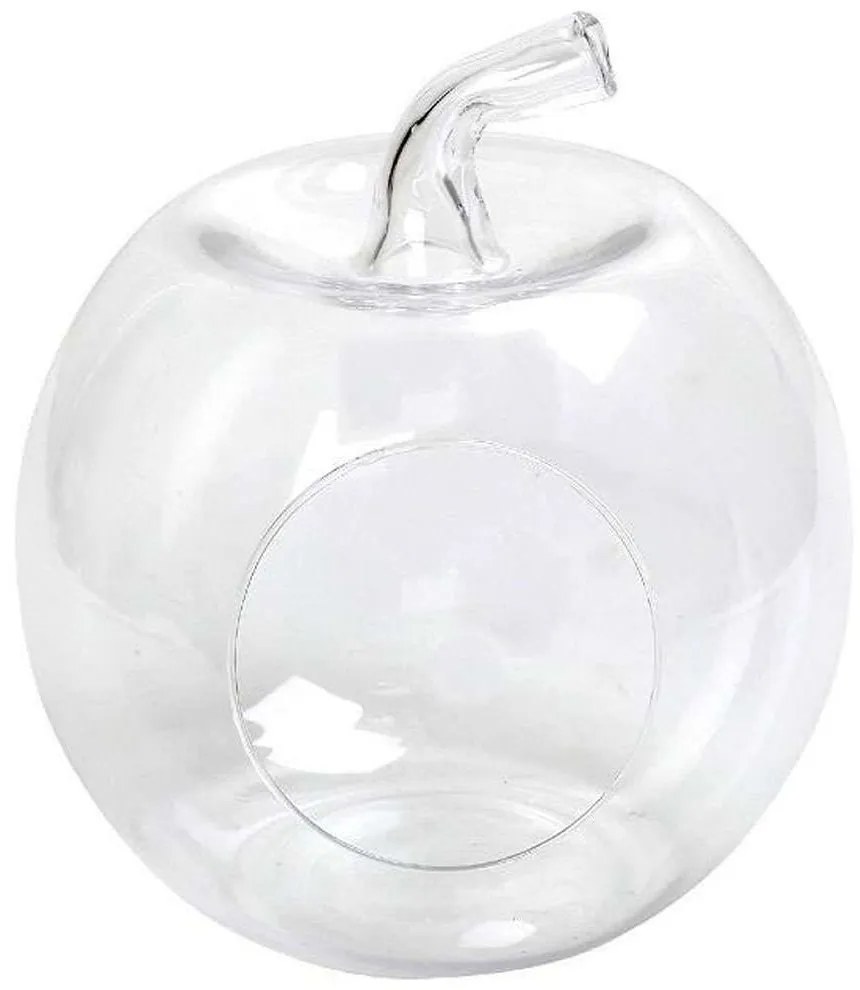 Διακοσμητικό Μήλο ORT256 20x20x23cm Clear Espiel Glass