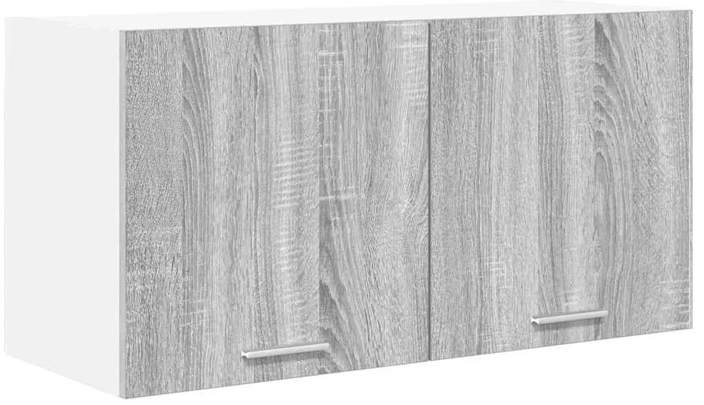 vidaXL Κρεμαστό ντουλάπι με αποθήκευση Γκρίζο Σονομα 80 x 31 x 40 εκ