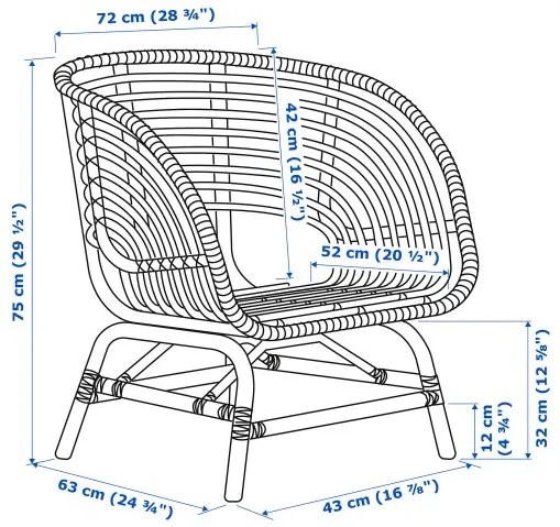 BUSKBO πολυθρόνα 792.990.16