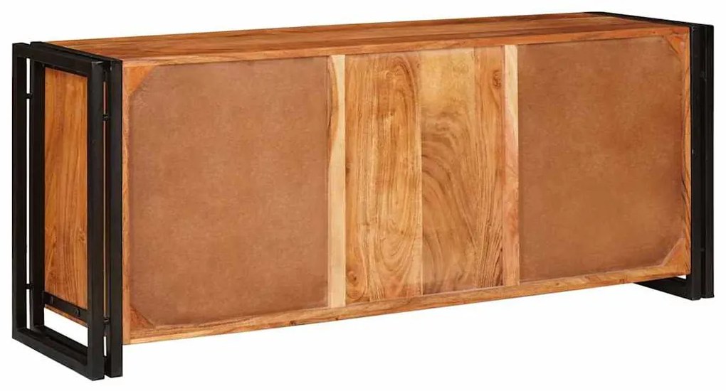 vidaXL Ντουλάπι TV Καφέ 120 x 30 x 50 cm Μασίφ ξύλο ακακίας
