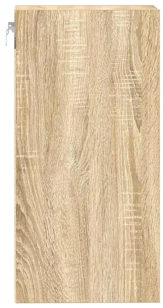 vidaXL κρεμαστό ντουλάπι Riga Sonoma Oak 40x29,5x60 cm