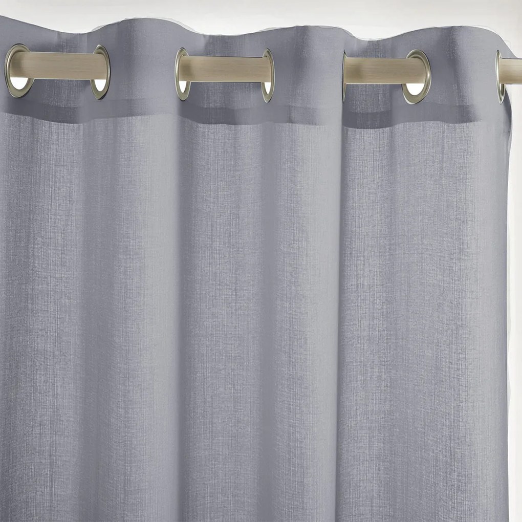 Κουρτίνα (140x265) Με Τρουκς Nef-Nef Homeware Renata Γκρι