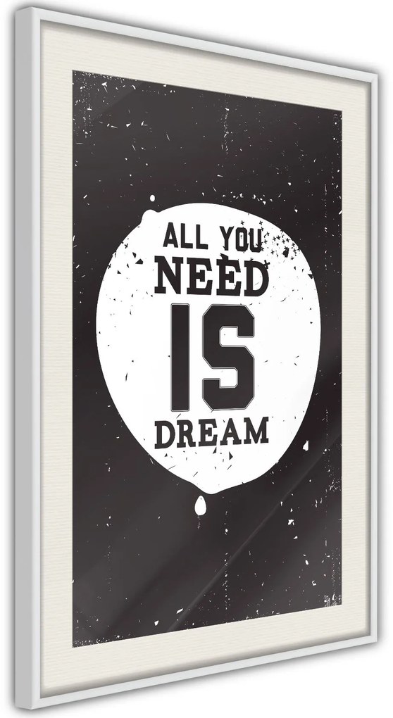 Αφίσα - All You Need - 20x30 - Χρυσό - Χωρίς πασπαρτού